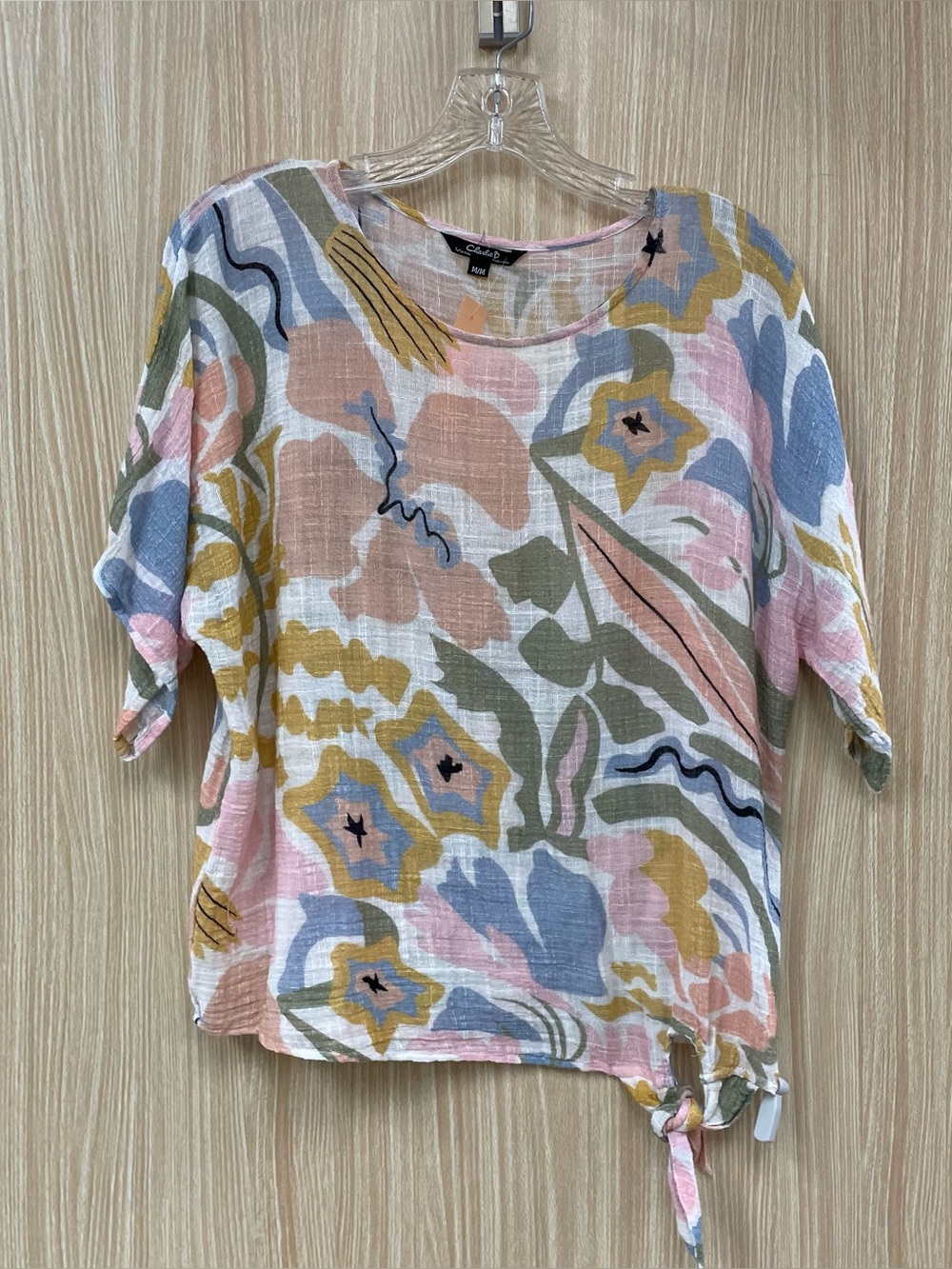 Charlie B Pink Top Size M